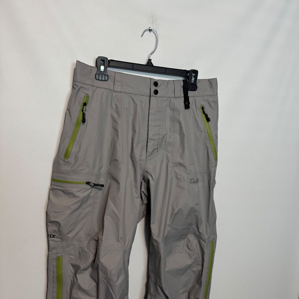 Cabelas Goretex Guidewear Pants Mens Large Gray Fishing Outdoors Waterproof - Picture 2 of 14